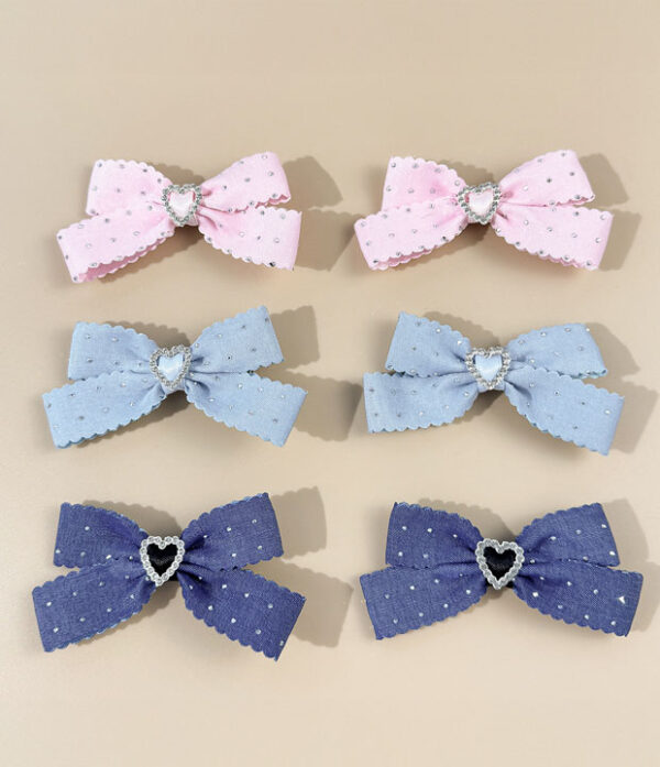 Lazos en Denim (Par)