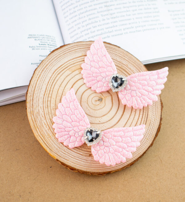 Clips Alas Mágicas Rosa 🖤