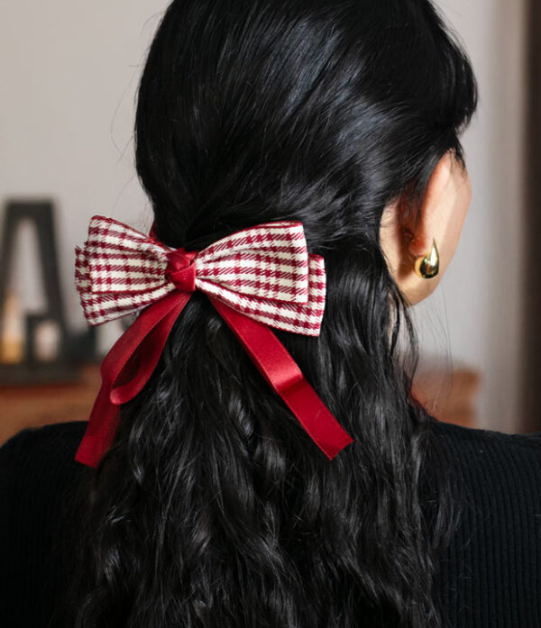 Lazo en Tela Vinotinto