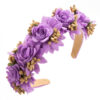 Diadema Floral Élite Morada