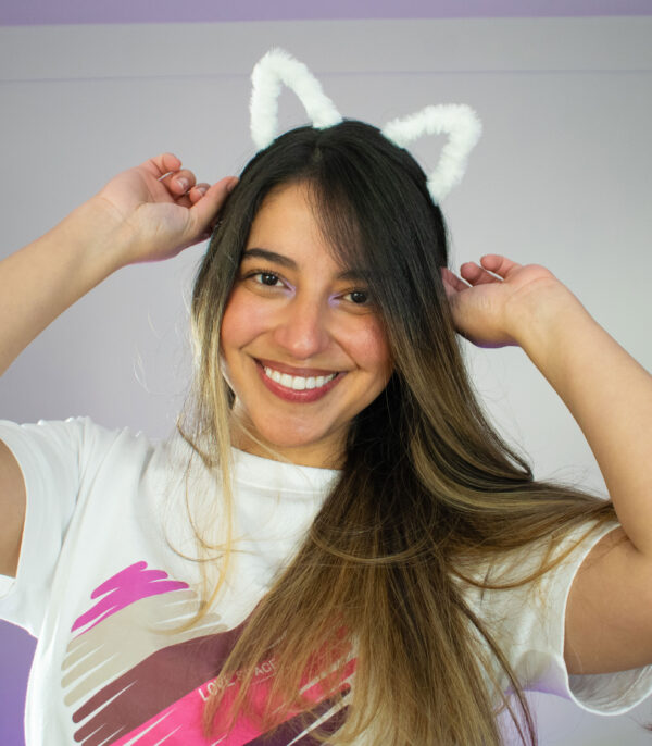 Diadema-de-gatito-blanca Diadema de Gatito Blanca