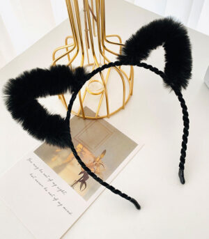 Diadema de Gatito Negra