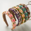 Diademas de moda con piedras colores surtidos Diadema Esperanza Rosa