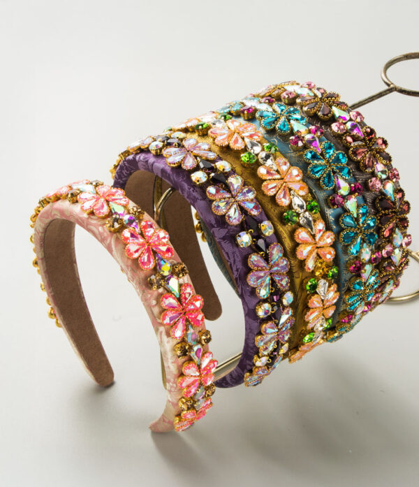 Diademas de moda con piedras colores surtidos Diadema Esperanza Rosa