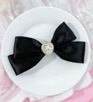 Lazo Corazón Royale Negro