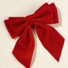 Lazo Clásico en Terciopelo Rojo