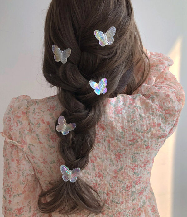 Mini Pinzas Mariposa x5