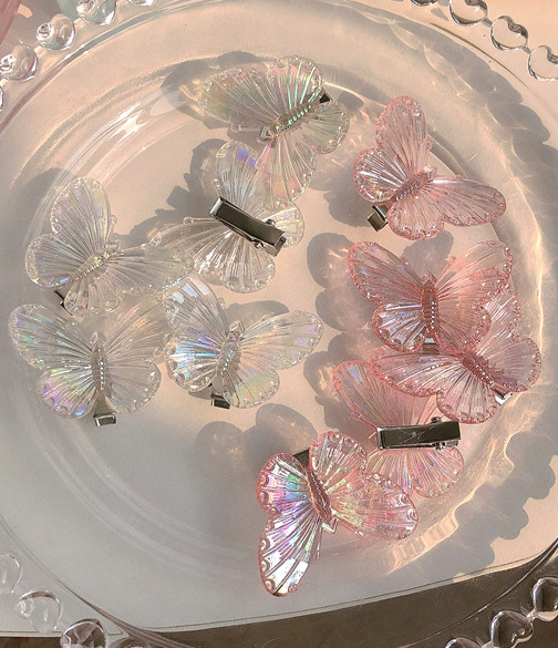 Mini Pinzas Mariposa x5