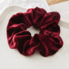Scrunchie en Terciopelo Rojo
