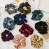 Scrunchie en Terciopelo Gris