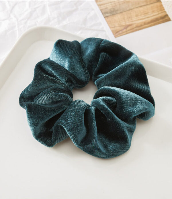 Scrunchie en Terciopelo Verde