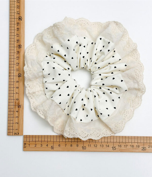 Scrunchie XL Romántico Encaje