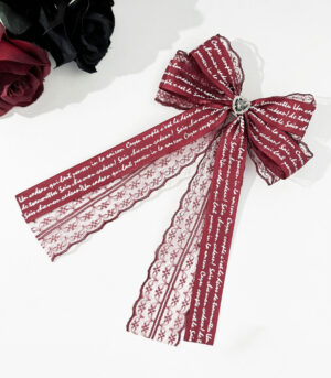 Lazo Letras de Amor Rojo