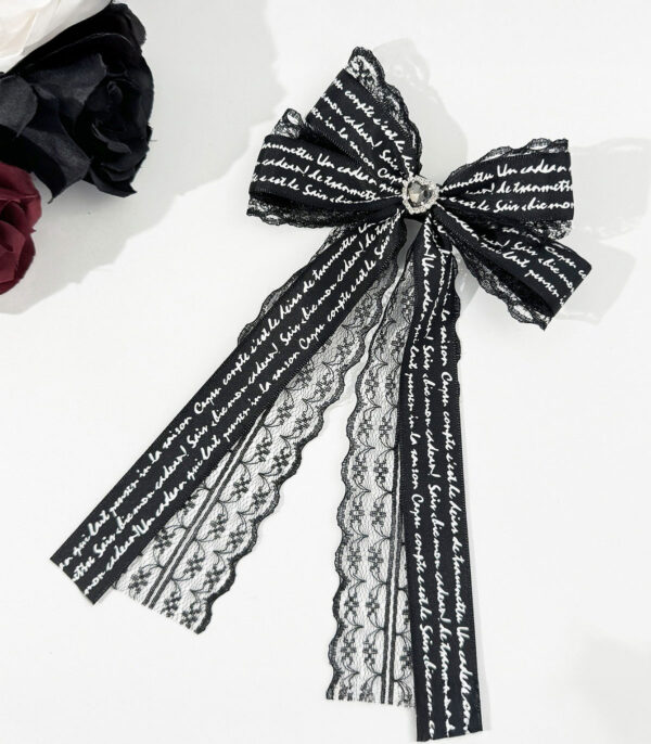 Lazo Letras de Amor Negro