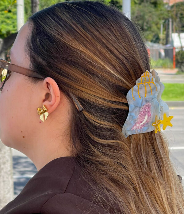 Hairclip Teresita Azul