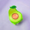 HAIR-CLIP-DE-AGUACATE-MEDIANO Set de Hair Clips Fruticas en Acrílico