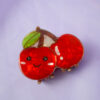 HAIR-CLIP-DE-CEREZAS-MEDIANO Set de Hair Clips Fruticas en Acrílico