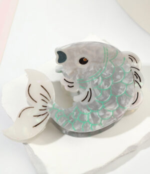 HAIRCLIP-DE-PEZ-KOI-COLOR-GRIS Hair Clip Aitana Gris