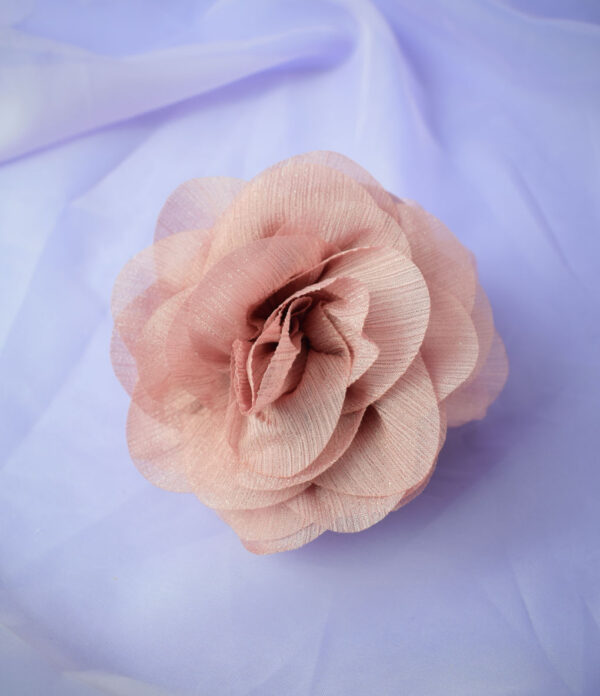Hair-clip-floral-de-tela Hair Clip Constanza Rosa
