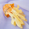 Hair-clip-medusa-en-acetato-de-celulosa-color-naranja Hair Clip Marina
