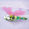 Hair-clips-de-acetato-de-celulosa-en-forma-de-libelula-verde-y-fucsia Hair Clip Mila Verde