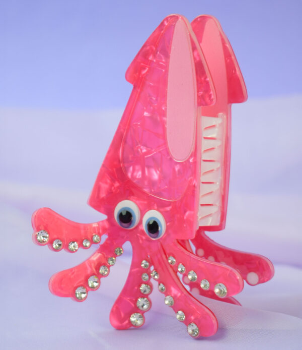 Hairclip-en-acetato-de-celulosa-en-forma-de-pulpo-rosado-clip3 Hair Clip Úrsula
