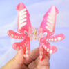 Hairclip-en-acetato-de-celulosa-en-forma-de-pulpo-rosado-clip4 Hair Clip Úrsula