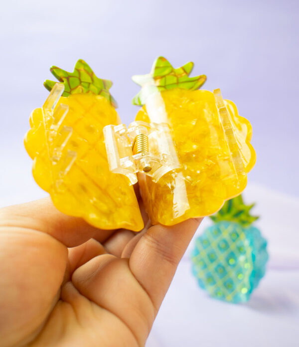 hair-clip-de-piña-con-agarre-medio Hair Clip Valentina Amarillo