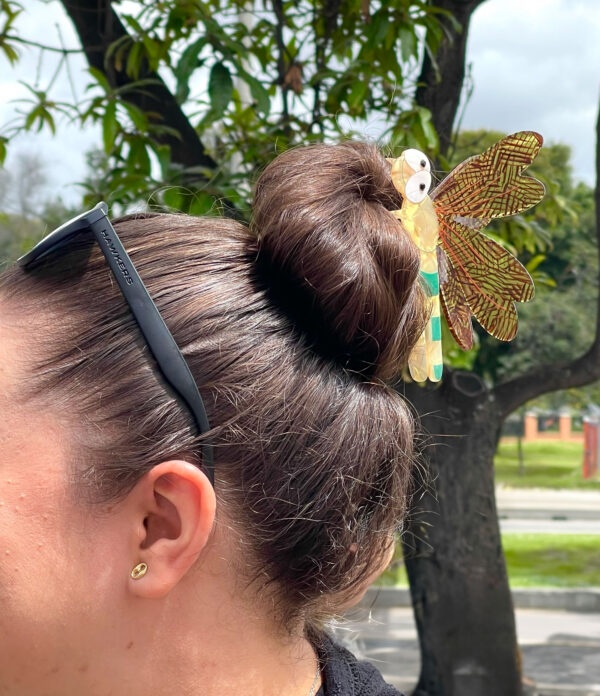 hair-clips-de-libelula-amarilla Hair Clip Mila Verde